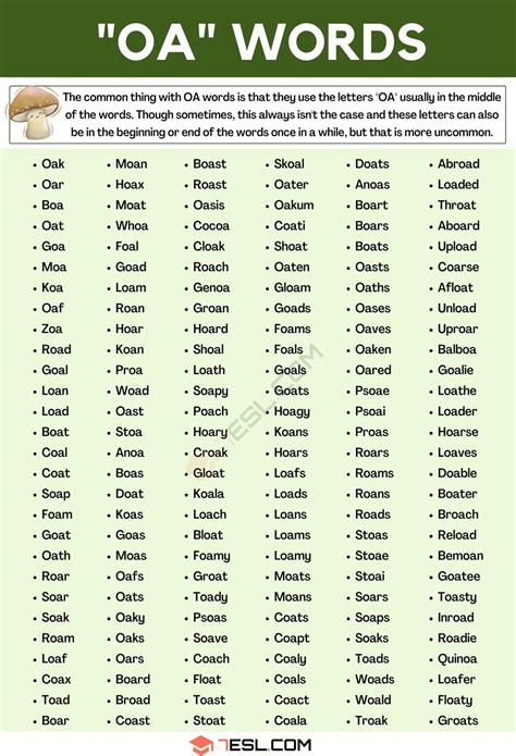 All 5 Letter Words with ‘OUA’ in them (Any positions) 